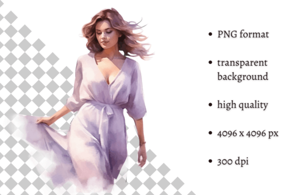 Beautiful Summer Girl PNG Clipart for Creative Projects