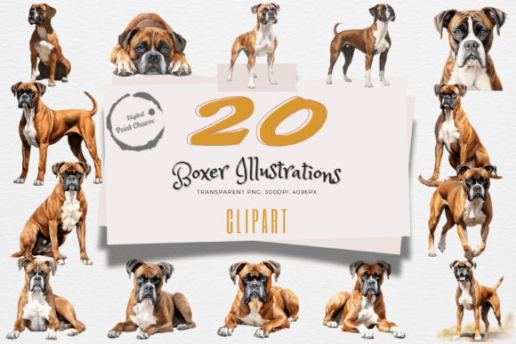 Boxer Love 20 Exclusive PNG Bundle