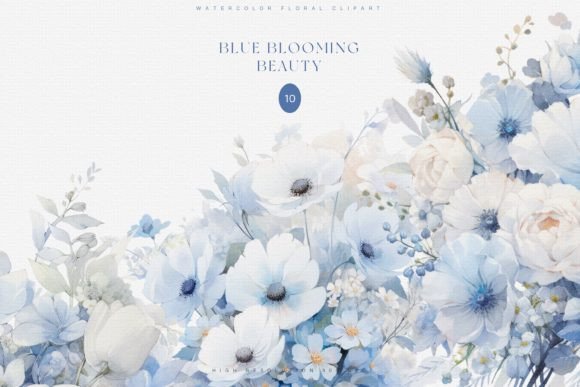 Dusty Blue Floral Clipart: A Designer's Guide