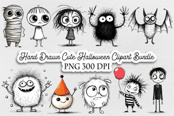 Hand Drawn Cute Halloween Clipart Bundle Reviewed