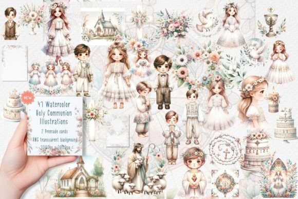 Holy Communion Children – A Display Font with Quiet Dignity