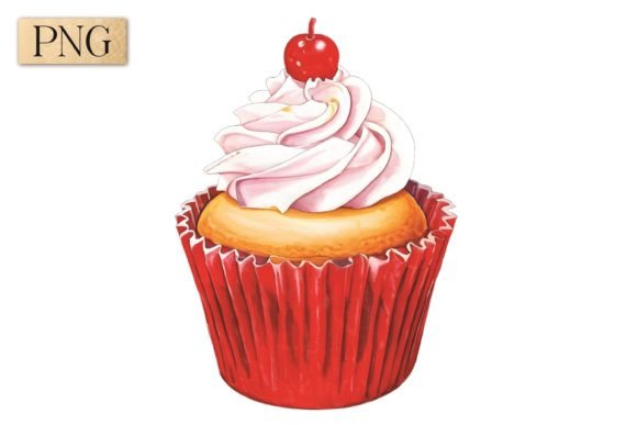 Valentine's Day Cupcake PNG Clipart 10: A Design Asset Worth Your Time